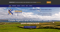 Desktop Screenshot of keownauctioneers.com